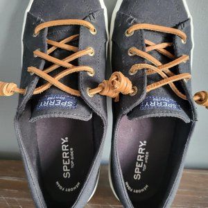 Sperry 7.5 Black Sneakers